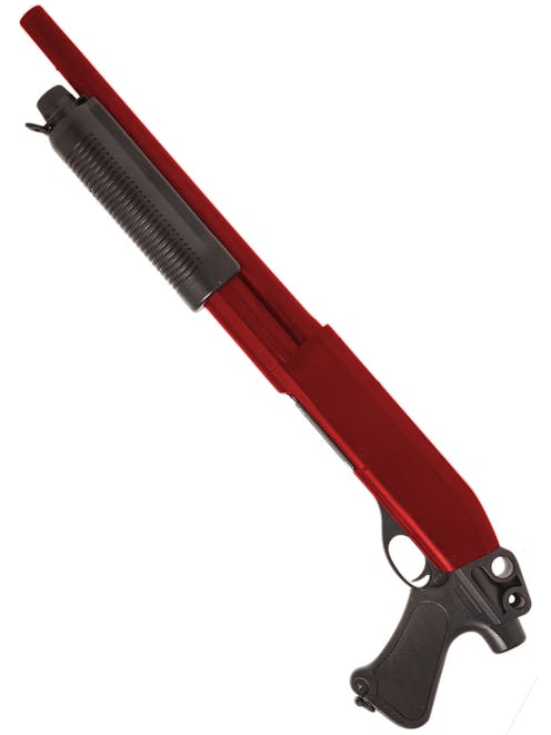 CYMA CM.351 M870 Tri-Burst Pump Action Shotgun Short - Airsoft Two Tone Red