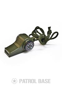 mil-com plastic whistle on lanyard