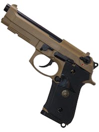 WE Europe M92 M9A1 Marine Insignia Co2 Gas Blowback Pistol