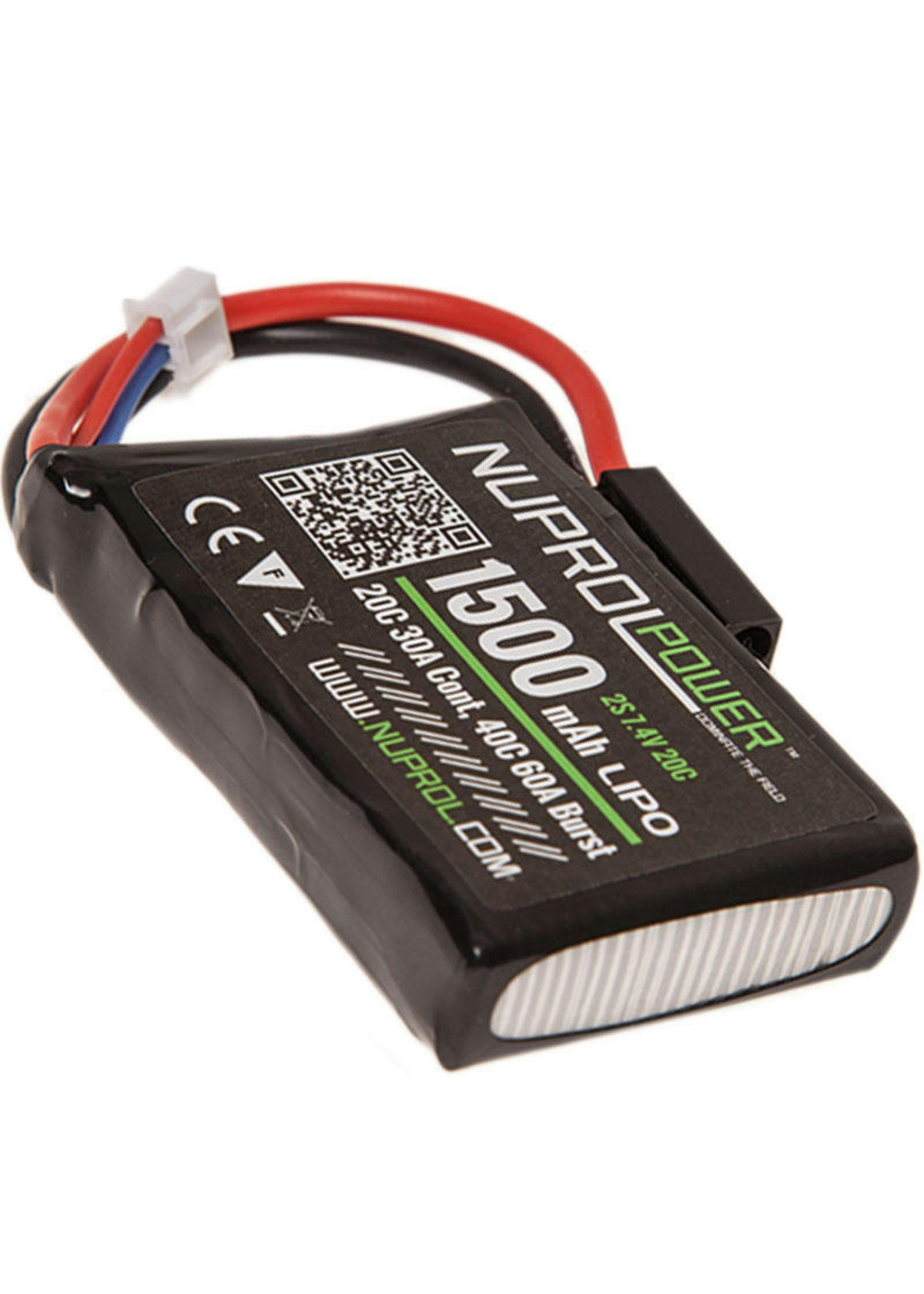 Batterie Li-Po 1500mAh 7,4V 20/40C T-connector [8FIELDS