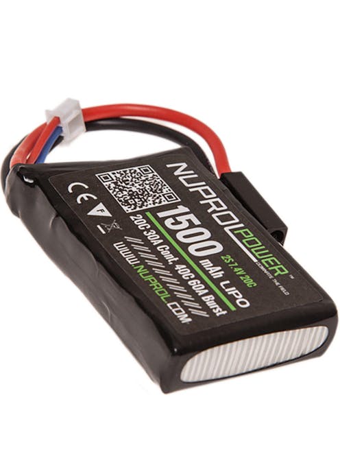 NUPROL 7.4v 1500mAh 20c micro PEQ LiPo Battery
