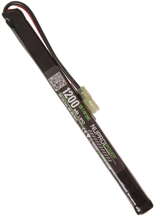 NUPROL 7.4v 1200mAh LiPo slim stick Battery