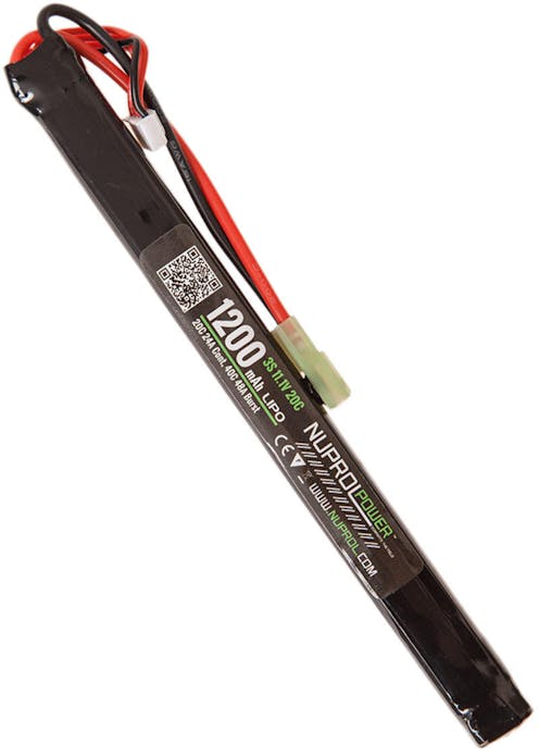 NUPROL 11.1v 1200mAh 20c Slim Stick LiPo Battery