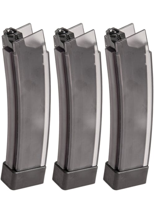 ASG 75rnd Transparent Magazines for CZ Scorpion Evo AEGs; 3 Pack