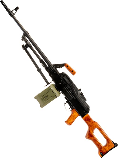 A&K PKM Airsoft Rifle w/ Drum Magazine