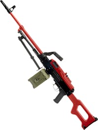 A&K PKM Airsoft Rifle w/ Drum Magazine