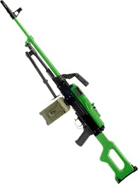 A&K PKM Airsoft Rifle w/ Drum Magazine