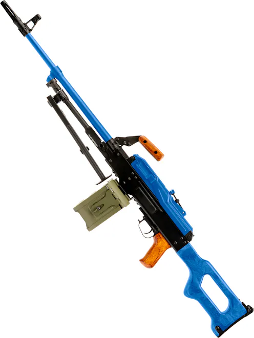 A&K PKM Airsoft Rifle w/ Drum Magazine