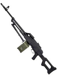 A&K PKM Airsoft Rifle w/ Drum Magazine