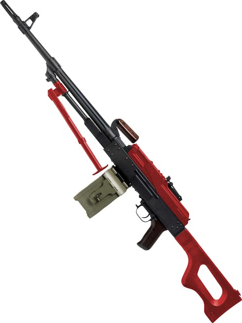 A&K PKM Airsoft Rifle w/ Drum Magazine