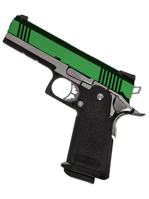 Tokyo Marui HI-CAPA 4.3 Custom Dual Stainless - Silver / Black