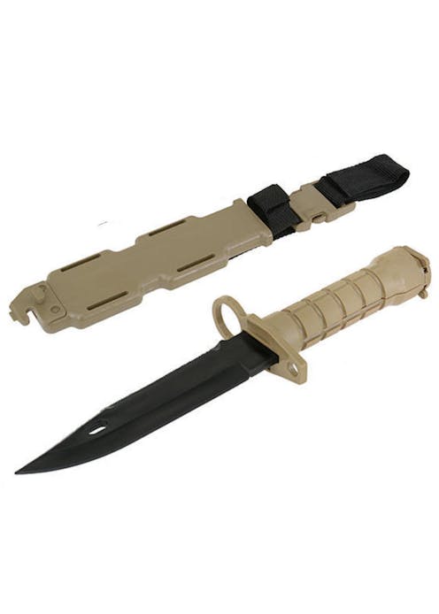 Big Dragon - M16 Training Bayonet Knife (Rubber Blade) - Tan