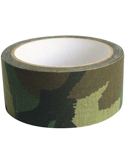 10m Adhesive Sniper Tape - Black - Army Surplus Military Airsoft Fabric NEW