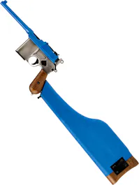 WE M712 Broomhandle GBB Pistol w/ Stock