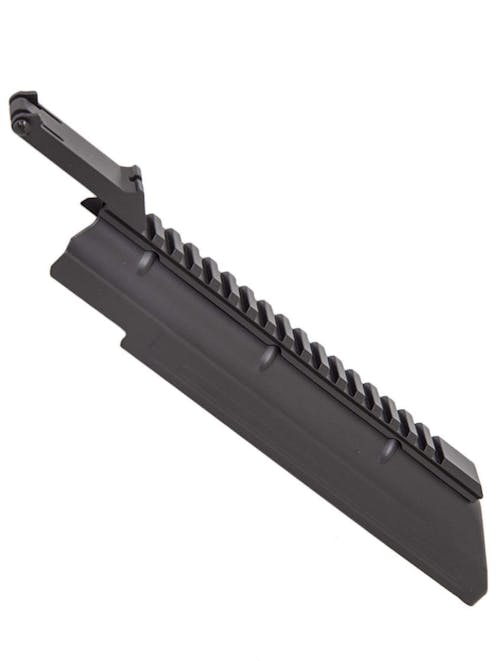 AK 47 Railed Dust Cover w/ Rear Sight - Black
