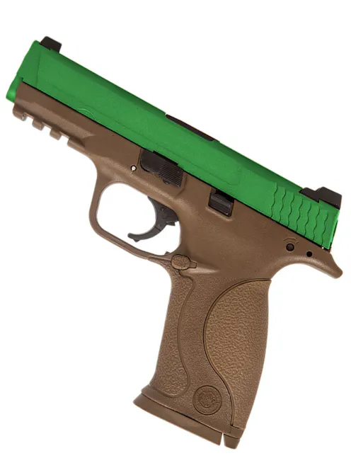 Cyber Gun S&W M&P9 Gas Blowback Pistol - Tan