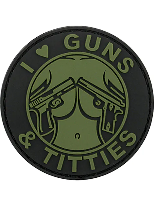 8Fields Tactical Guns & Titties PVC Patch