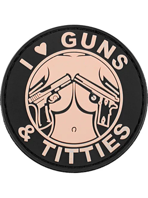8Fields Tactical Guns & Titties PVC Patch