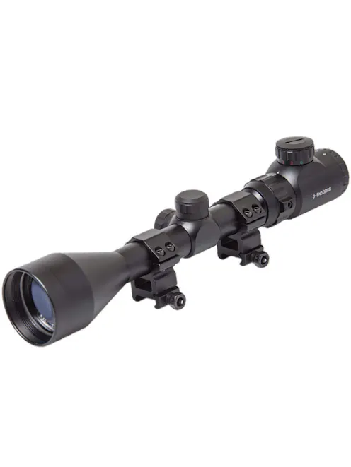 NUPROL - 3-9x50 IR Rifle Scope w/ Mounts - Black