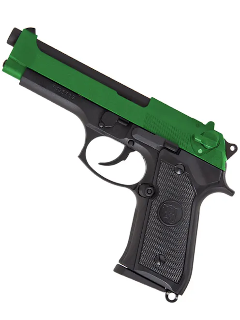 KJ Works M9 Full Metal Gas Blowback Pistol - Black