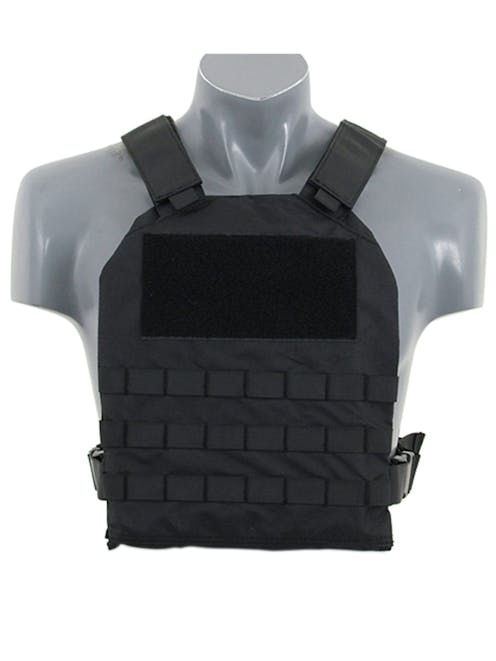 8Fields Tactical - MOLLE Plate Carrier w/ Mock Insert - Black