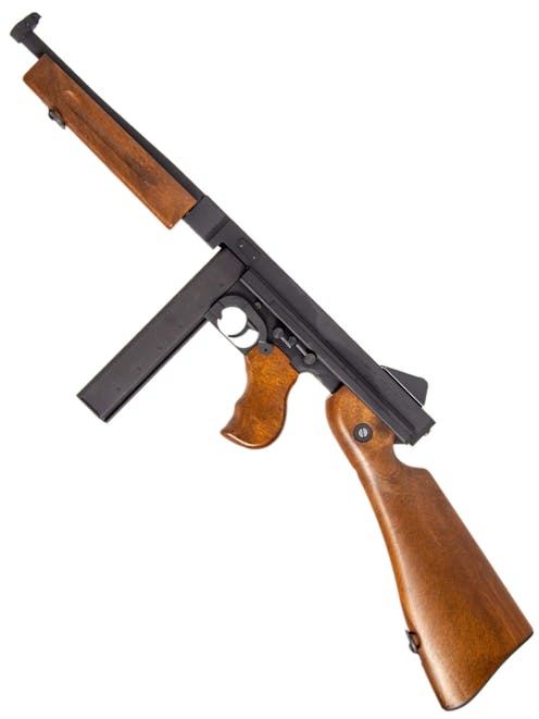 Cyber Gun - M1A1 Thompson Auto-Ordnance Gas Blowback - Faux Wood