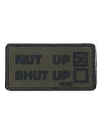 101 Inc. Nut Up Or Shut Up PVC 3D Patch