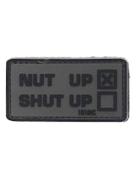 101 Inc. Nut Up Or Shut Up PVC 3D Patch