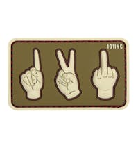 101 Inc. - One Two Fuck You 3D Patch - Brown / Sand