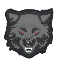 101 Inc. - Savage Wolf 3D Patch - Grey / Black