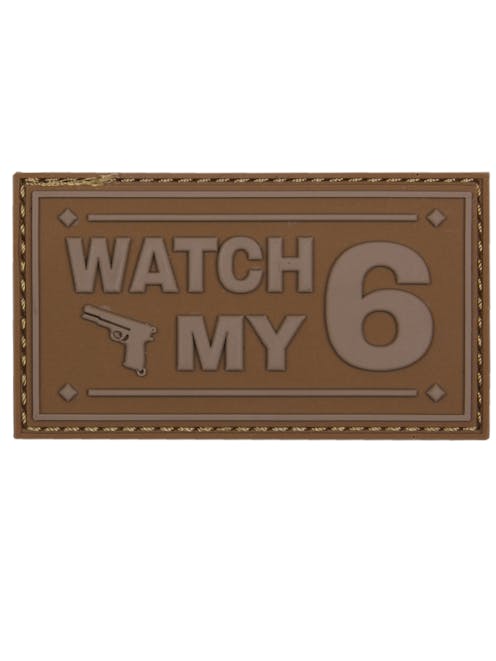 101 Inc. Watch My Six PVC 3D Patch