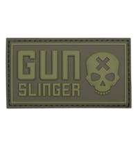 101 Inc. - Gunslinger Skull PVC 3D Patch - Olive