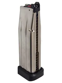 Custom Hi-Capa Gas 30rnd Magazine - Silver