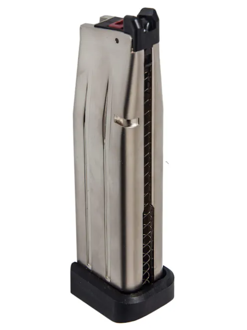 Custom Hi-Capa Gas 30rnd Magazine - Silver