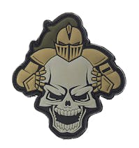 101 Inc. - Knight Skull PVC 3D Patch - Sand