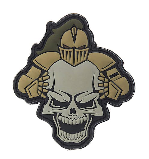 101 Inc. - Knight Skull PVC 3D Patch - Sand