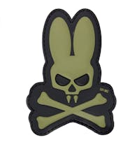 101 Inc. - Bunny Skull PVC 3D Patch - Olive
