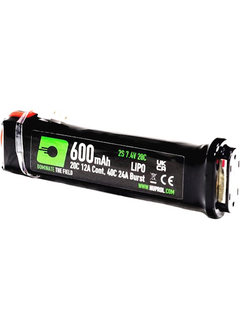 NUPROL 7.4v 600mAh LiPo AEP Battery