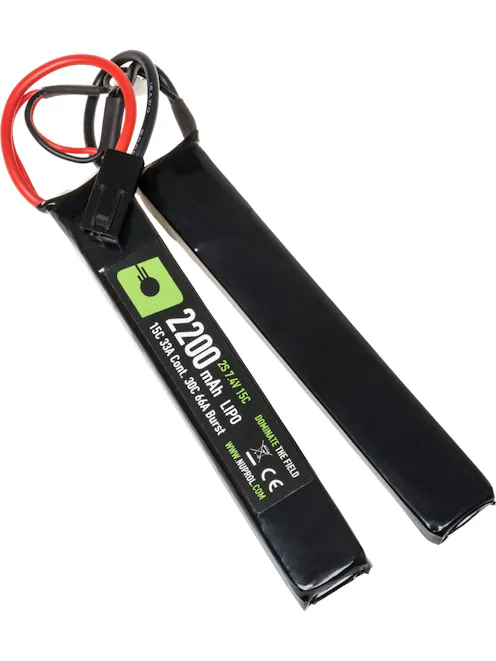NUPROL 7.4v 2200mAh LiPo Crane Stock Battery