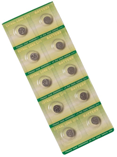 Component Shop AG4 LR66 1.5V Strip of 10 Alkaline Button Cell