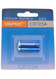 VAPEX CR123A 3V 1400mAh Lithium Battery