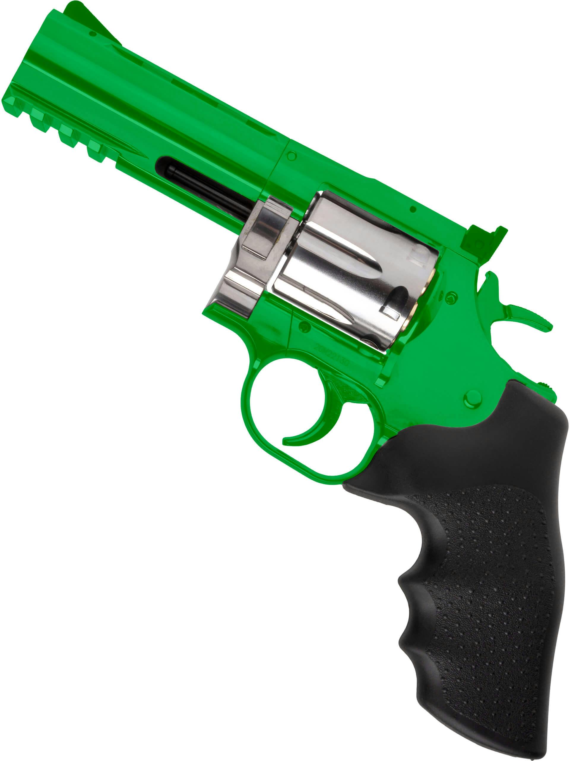 350 FPS HFC 357 AIRSOFT GREEN GAS REVOLVER HAND GUN PISTOL w/ 6mm BB BBs  Shells