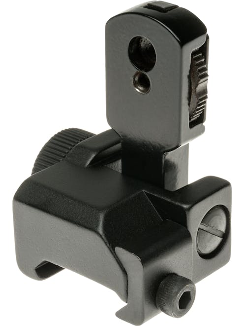 Swiss Arms Tactical Flip-Up Rear Ironsight for 20mm RIS / RAS Rails