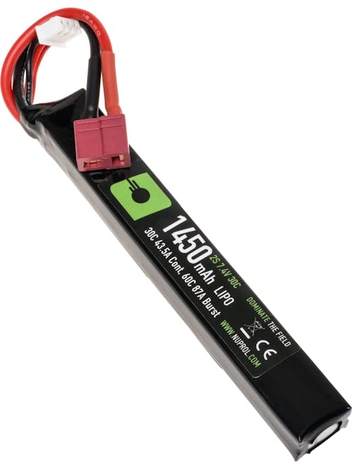 NUPROL 7.4v 1450mAh 30C LiPo Stick Battery