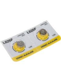Vinnic LR66 LR626 1.5V Button Battery Pack of 2